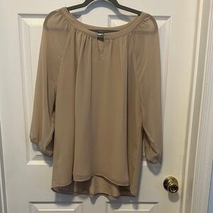 Calvin Klein Tan Women's Blouse